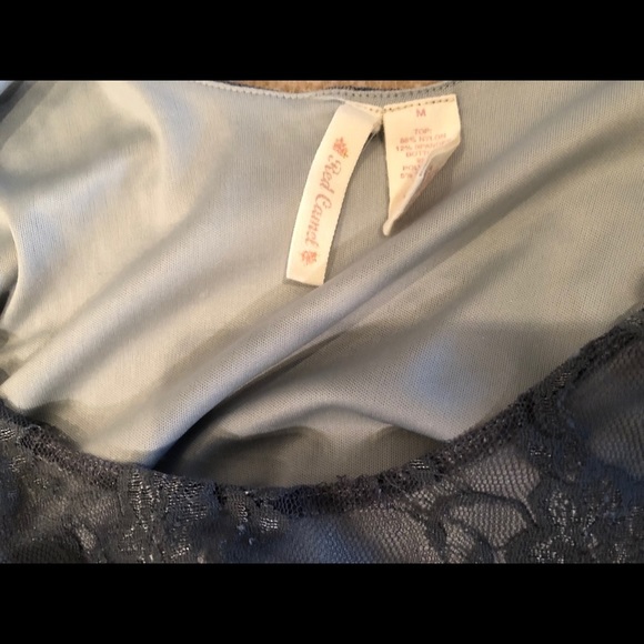 New Price! Red Camel Lace Overlay Mini Dress - Picture 6 of 7